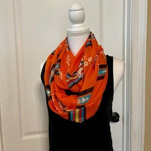 Woman’s infinity scarf